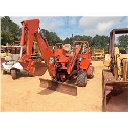 1989 DITCH WITCH 6510 TRENCHER, VIN/SN:6F0164 - REAR 8' TRENCHER, FRONT 4X4 BACKHOE ATTACHMENT, BACK