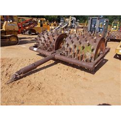 96" DOUBLE DRUM SHEEPFOOT ROLLER