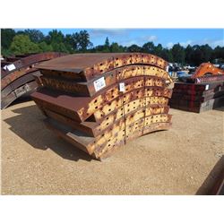 8 EA OF 9' 6' OUTSIDE RADIUS FORMS