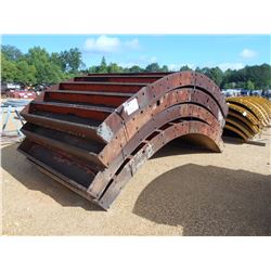 4 EA OF 7' 6" X07' ROUND COLUMN FORMS