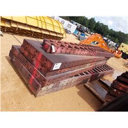 15 EACH OF 12' TO 15' LENGTHS OF TAPERED FORMS