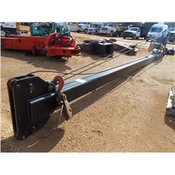 30' JIB, FITS HYDRAULIC EXCAVATOR, CAME OFF CAT 349EL
