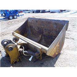 76" SEC HYD CLEANOUT BUCKET, W/CUT EDGE
