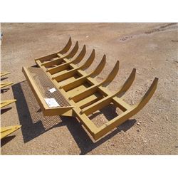 7' ROOT RAKE, - FITS SKID STEER LOADER