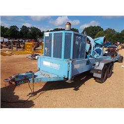 DYNAMICS 12'' WATER PUMP - CAT DIESEL ENGINE, TOWABLE, METER READING 8,417 HOURS