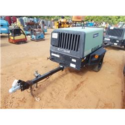 2011 SULLAIR 185DPQ AIR COMPRESSOR, VIN/SN:201108110115 - PORTABLE, JOHN DEERE DIESEL, 185 CFM, METE