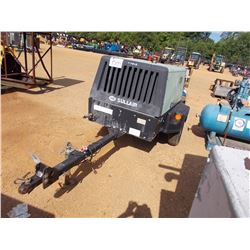 2010 SULLAIR 185DPQ CA3 PORTABLE AIR COMPRESSOR, VIN/SN:201008230015 - CAT DIESEL ENGINE, 185 CFM RA