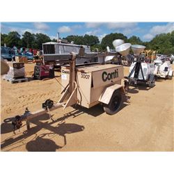 COLEMAN MH4000 LIGHT TOWER, VIN/SN:ORD4002 - KUBOTA DIESEL ENGINE, METER READING 9,390 HOURS