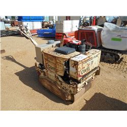 INGERSOLL RAND DX-70E TRENCH ROLLER, - DOUBLE DRUM, GAS ENGINE