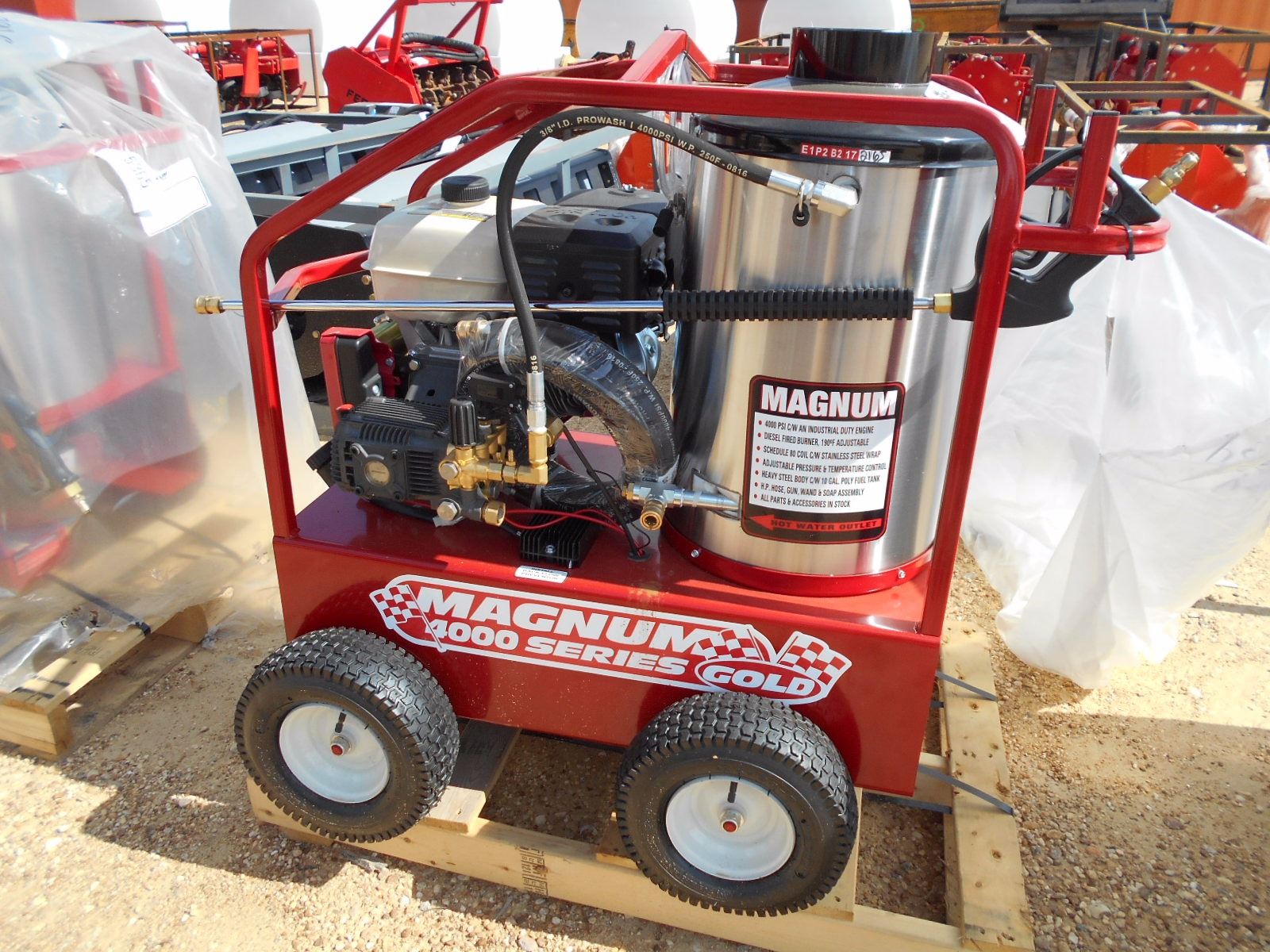 EASY KLEEN MAGNUM 4000 SERIES GOLD HOT WATER PRESSURE WASHER EASY KLEEN MAGNUM 4000 SERIES GOLD HOT WATER PRESSURE WASHER