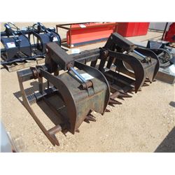BOBCAT TRASH GRAPPLE, - W/TOP CLAMPS