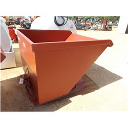 KIT CONTAINERS SMLD 2.0 2 YARD SELF DUMPING HOPPER, - 1/2" THICK HEAVY-DUTY LATCH, HEAVY STEEL BASE 
