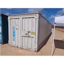 40' STEEL SHIPPING CONTAINER, DOORS ON BOTH END