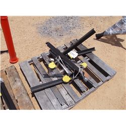 3" X 4" AR500 SPINNER TARGET, COLLAPSABLE