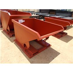 STANDARD DUTY 1 CU YD STACKABLE SELF DUMPING HOPPER (4,000# CAP)