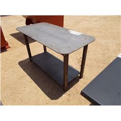 HEAVY DUTY 30X57 WELDING SHOP TABLE WITH SELF