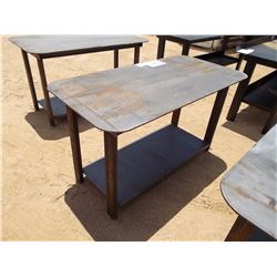 HEAVY DUTY 30X57 WELDING SHOP TABLE WITH SELF