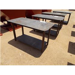 HEAVY DUTY 30X57 WELDING SHOP TABLE WITH SELF