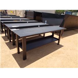 29.5" X 90" HEAVY DUTY WORK BENCH WITH SELF