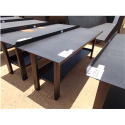 29.5" X 90" HEAVY DUTY WORK BENCH WITH SELF