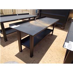 29.5" X 90" HEAVY DUTY WORK BENCH WITH SELF
