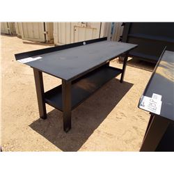 29.5" X 90" HEAVY DUTY WORK BENCH WITH SELF