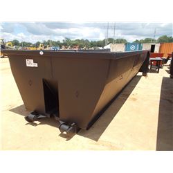 20 CU YD, TUB STYLE, ROLL OFF CONTAINER FOR CABLE LIFT TRUCKS ONLY