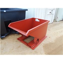 STANDARD DUTY 1 CU YD STACKABLE SELF DUMPING HOPPER (4,000# CAP)