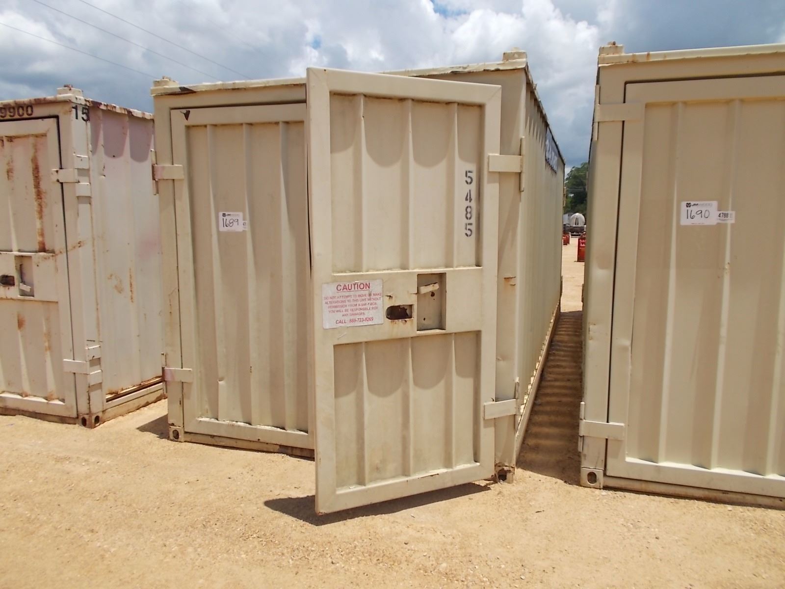 22' STEEL SHIPPING CONTAINER DOORS ON BOTH END J.M. Wood Auction