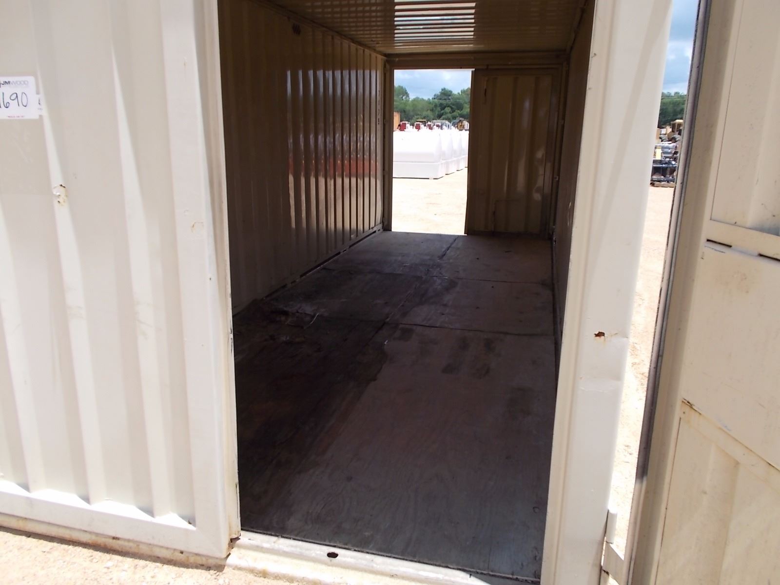 22' STEEL SHIPPING CONTAINER DOORS ON BOTH END