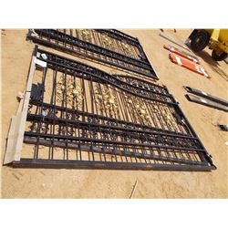 (2) IRON GATES, 20'