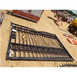 (2) IRON GATES, 20'