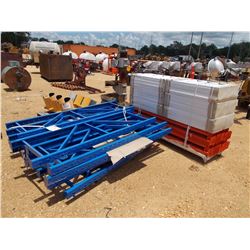 RACKS, 6 SECTION 78"L X 24"W X 78"H