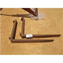 (2) 48" FORKS, FITS FORKLIFT
