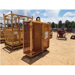 24"X67"X68" EXPAN METAL OXYGEN BOTTLE LIFT BASKET