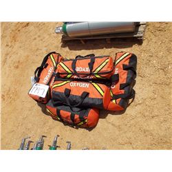 (8) MEDICAL OXYGEN BOTTLE, SMALL W/GAUGE & BAG