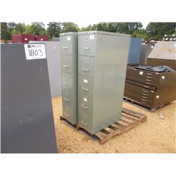 (2) 5 DRAWER FILE CABINET