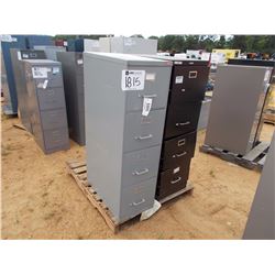 (2) 4 DRAWER FILE CABINETS