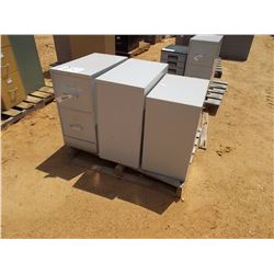 (3) 2 DRAWER FILE CABINET