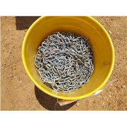 5 GALLON BUCKET OF CHAIN