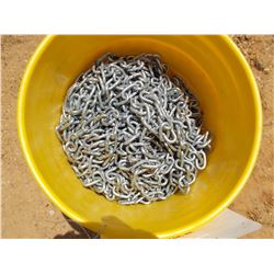 5 GALLON BUCKET OF CHAIN