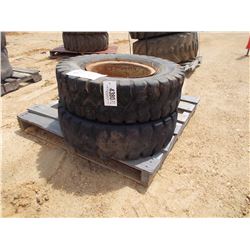 (2) 8.25-15 TIRES & RIMS