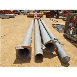 (2) 27' LIGHT POLES GALV STEEL