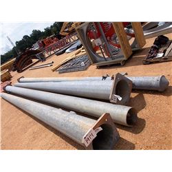 (2) 27' LIGHT POLES GALV STEEL