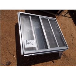 (5) ALUMINUM WINDOWS 32'' X 34''