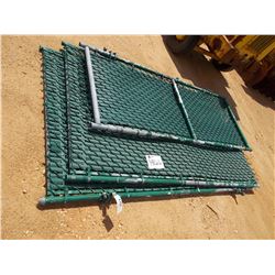 (3) MISC SIZE CHAIN LINK GATES