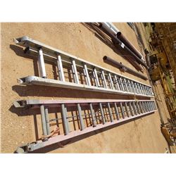 WERNER FIBERGLASS 40' EXTENSION LADDER