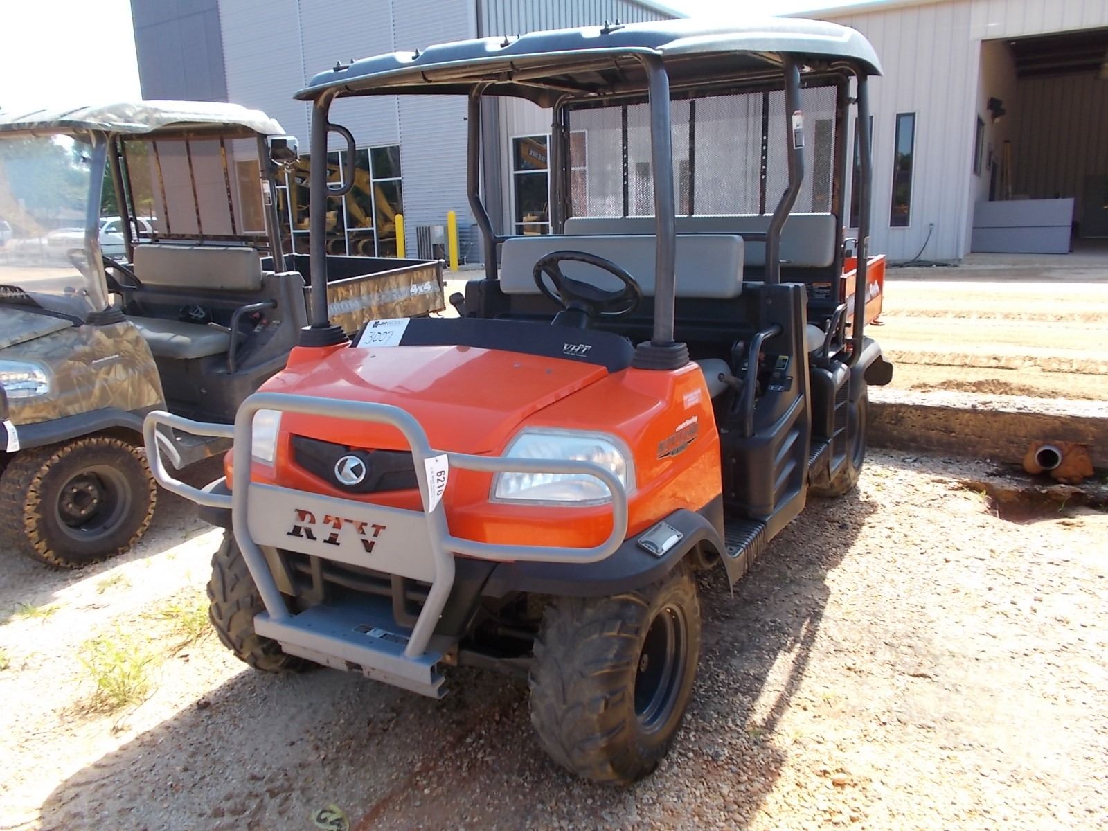 KUBOTA RTV 1140 SIDE BY SIDE, DIESEL ENGINE, CANOPY, DUMP BED, METER READING 565 HOURS J.M