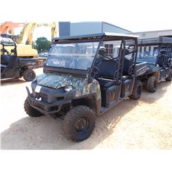 2011 POLARIS RANGER 800 EFI SIDE BY SIDE, VIN/SN:4XAWY76A0B2247965 - 4X4, GAS ENG, CANOPY, WINDHSHIE
