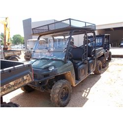 2013 POLARIS 800 CREW SIDE BY SIDE, VIN/SN:4XAWH76A3D2293356 - 4X4, GAS ENGINE, WINDSHIELD, CANOPY, 